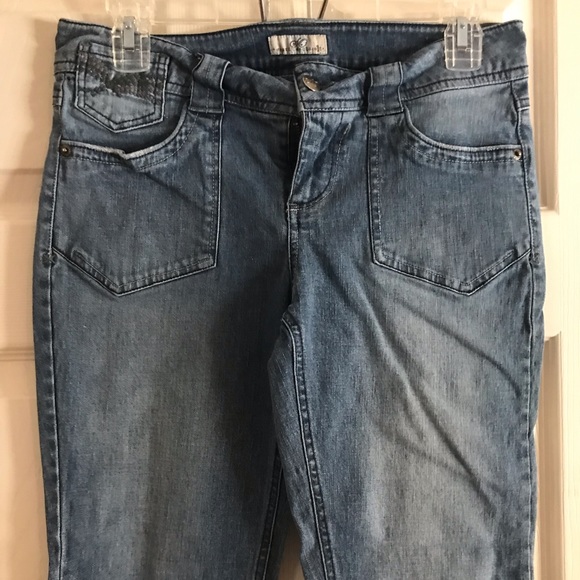 SO 🌻 Blue Jean Crops Size 7 - Picture 4 of 8